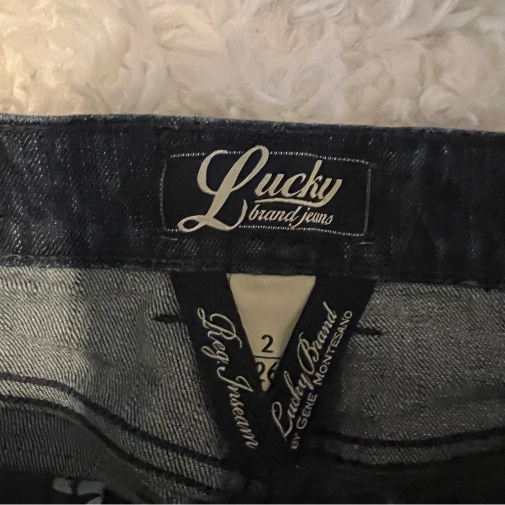 Lucky Brand Shelby Dark Vintage Sweet & Low Jeans 26/2 - Picture 4 of 10